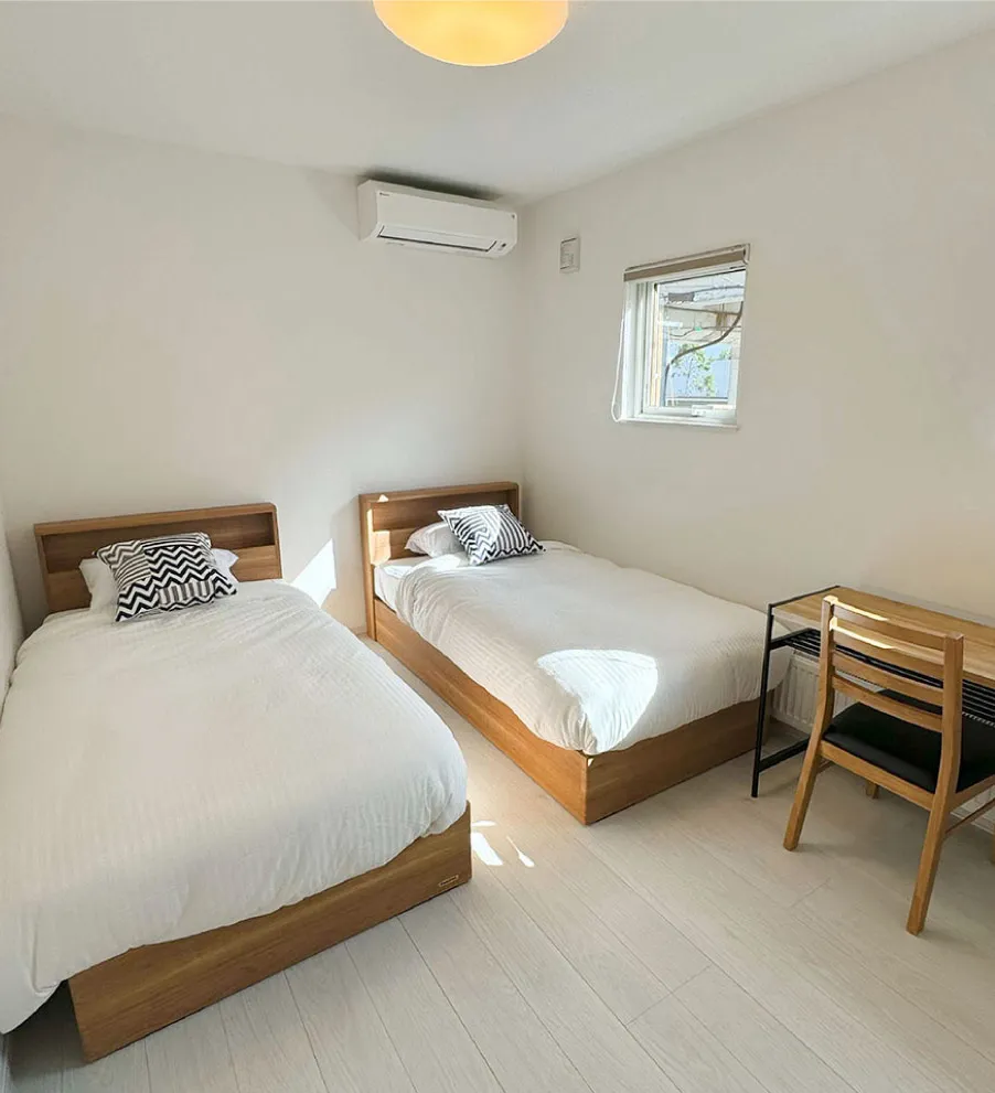 ノマドステイ千歳のベッドルーム